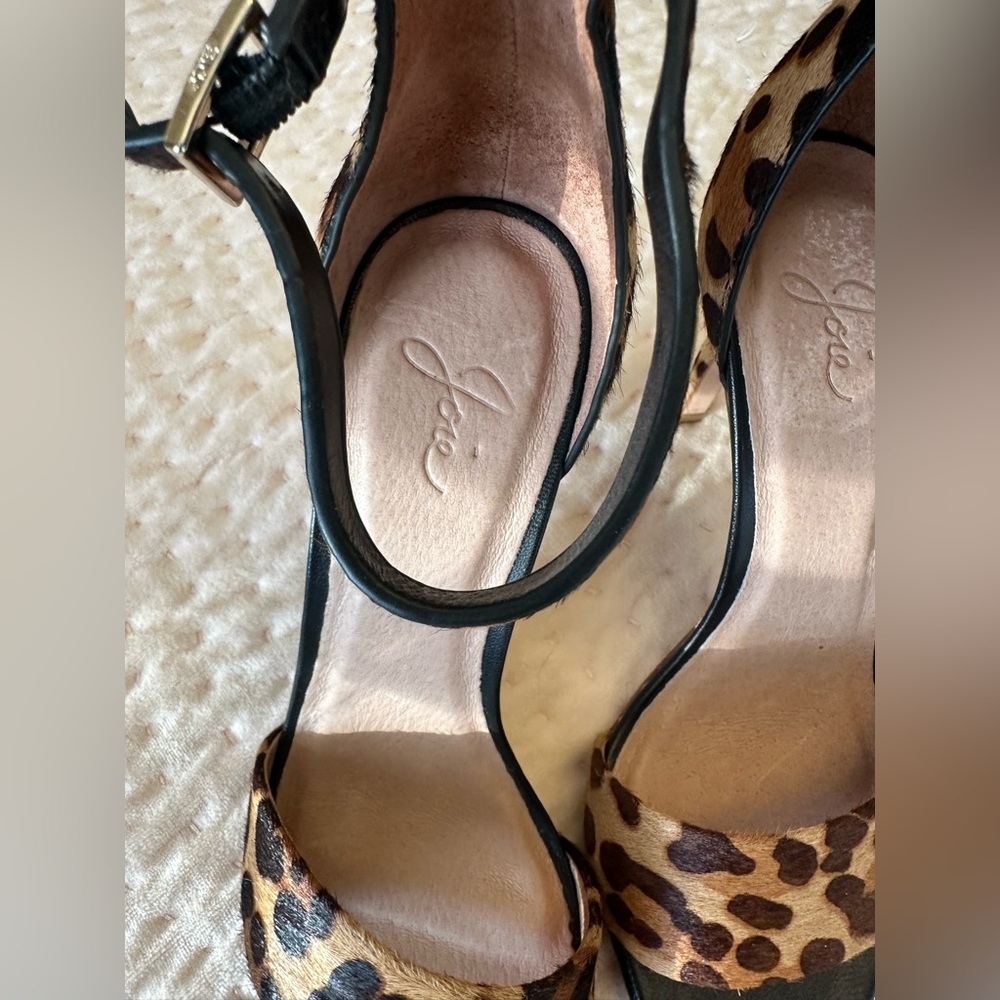 Joie Leopard Print Women's high heels - Picture 2 of 4